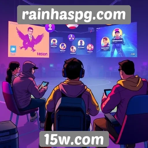Funcionalidade dos recursos de socialização no rainhaspg.com
